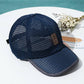 Blue sports net cap