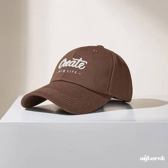 Brown create premium cap