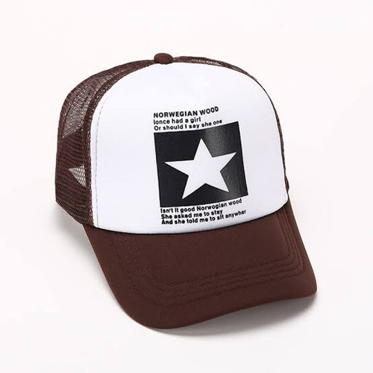 Brown star cap