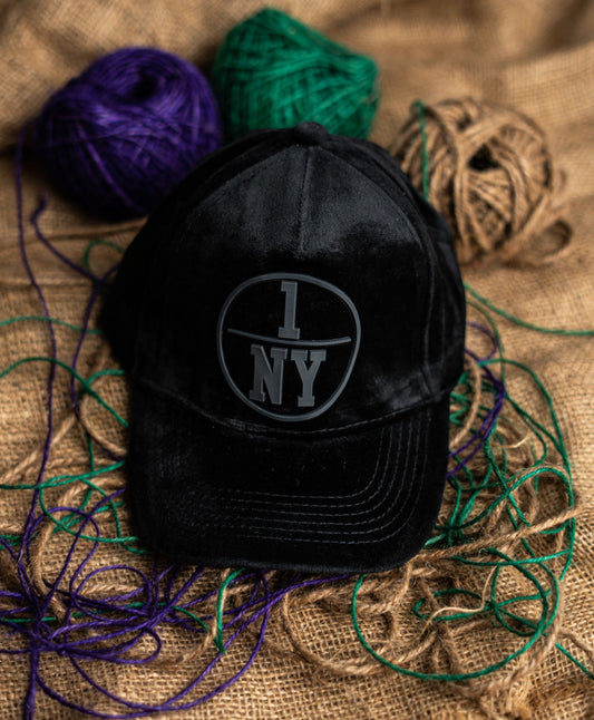 Black NY Suede Cap