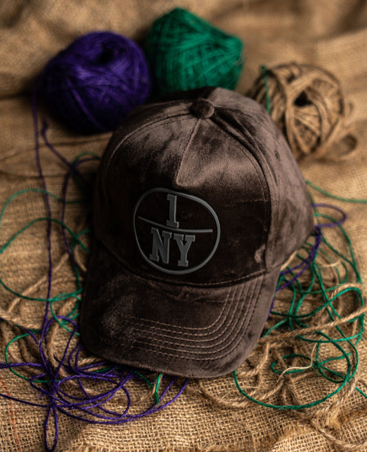 Brown NY Suede Cap