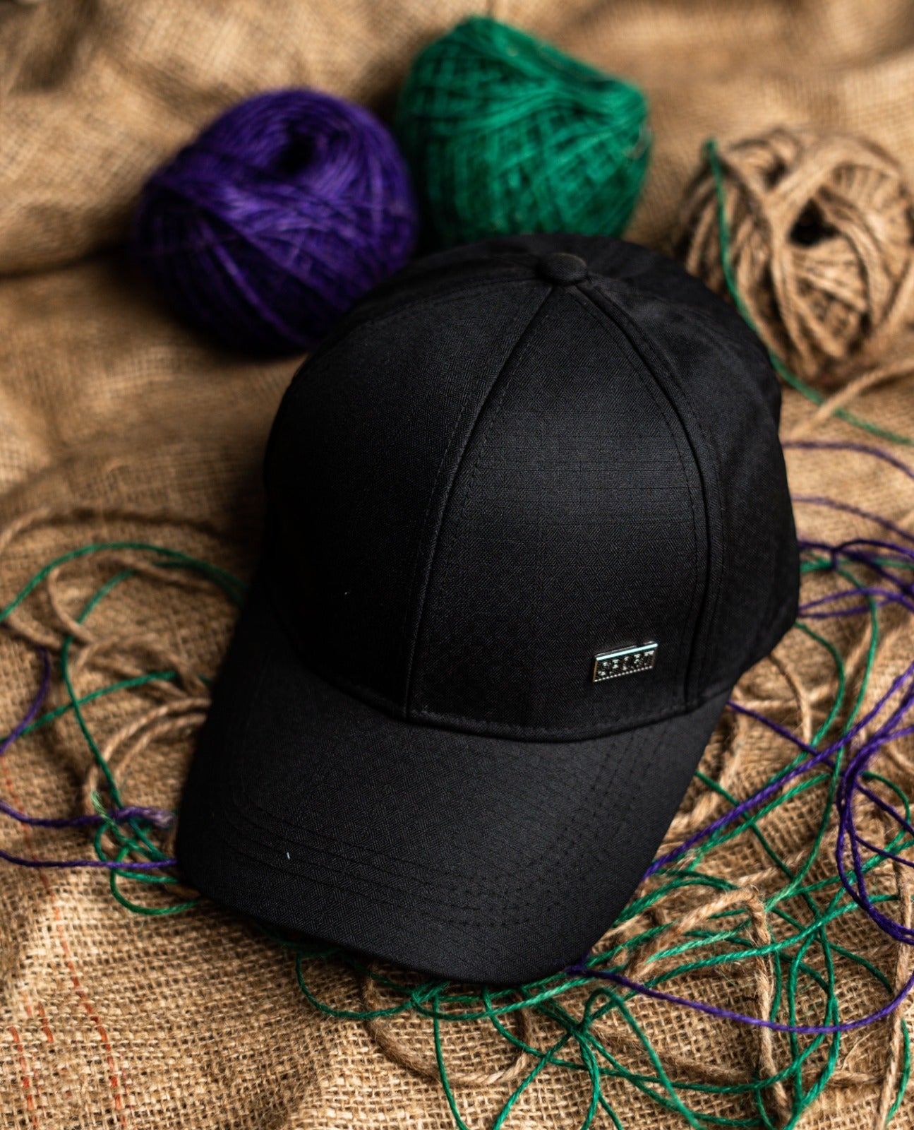 Checkered cap 11