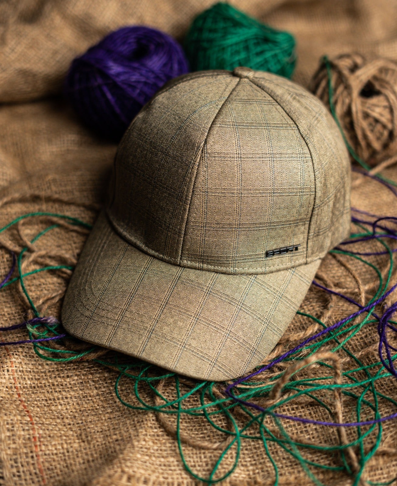 Checkered cap 14