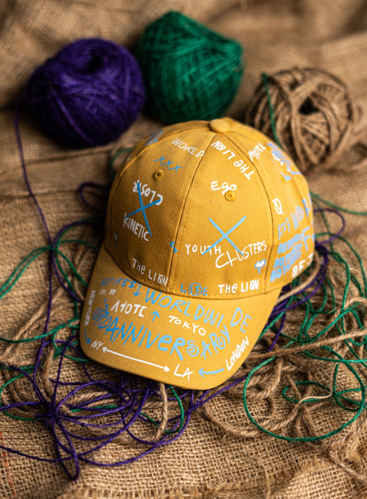 Yellow Kids Cap - 03