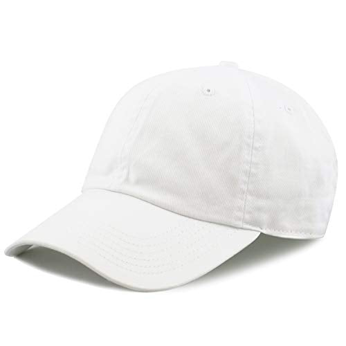White Denim Cap