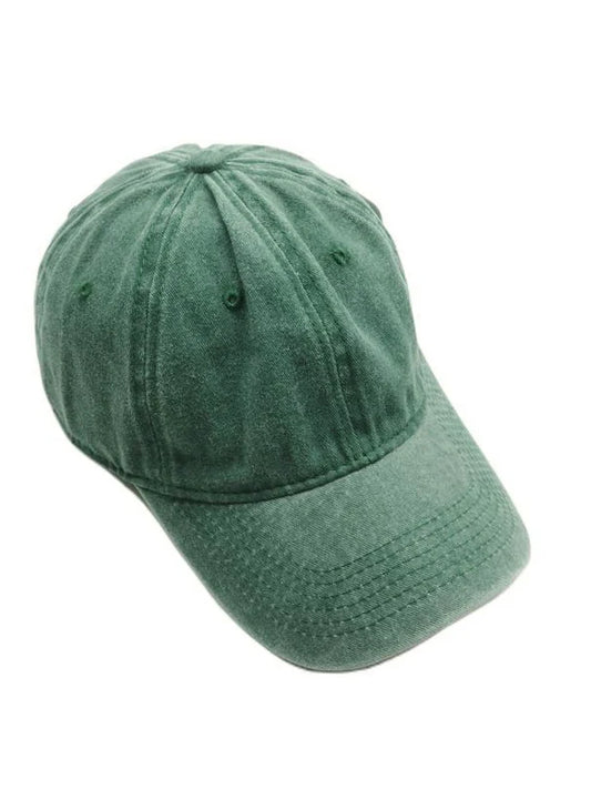 Green Denim premium cap