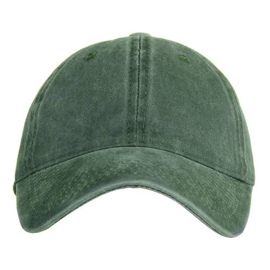 Green Denim premium cap