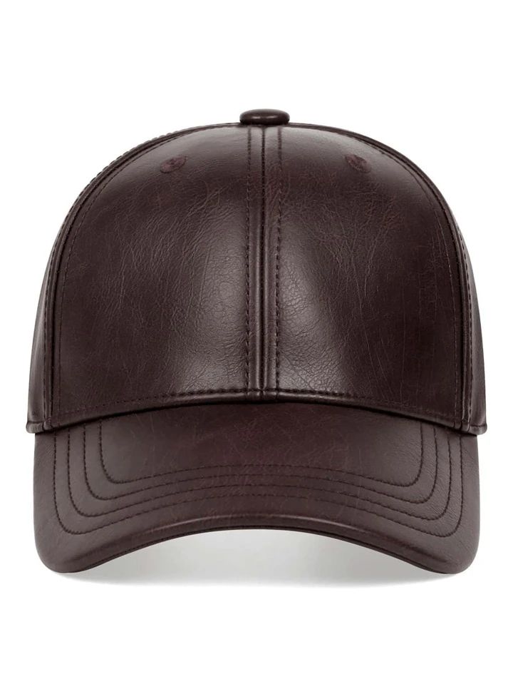 Brown Leather Premium Cap