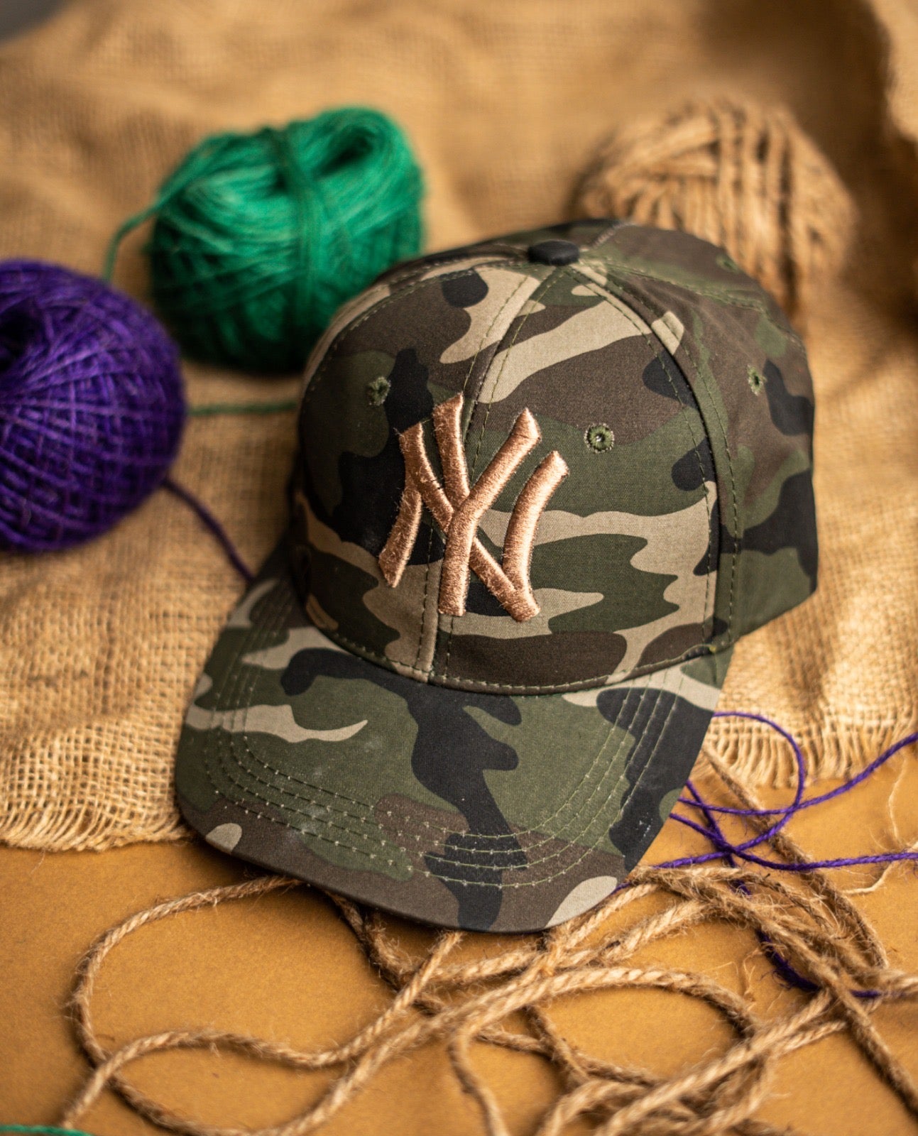 NY camo cap