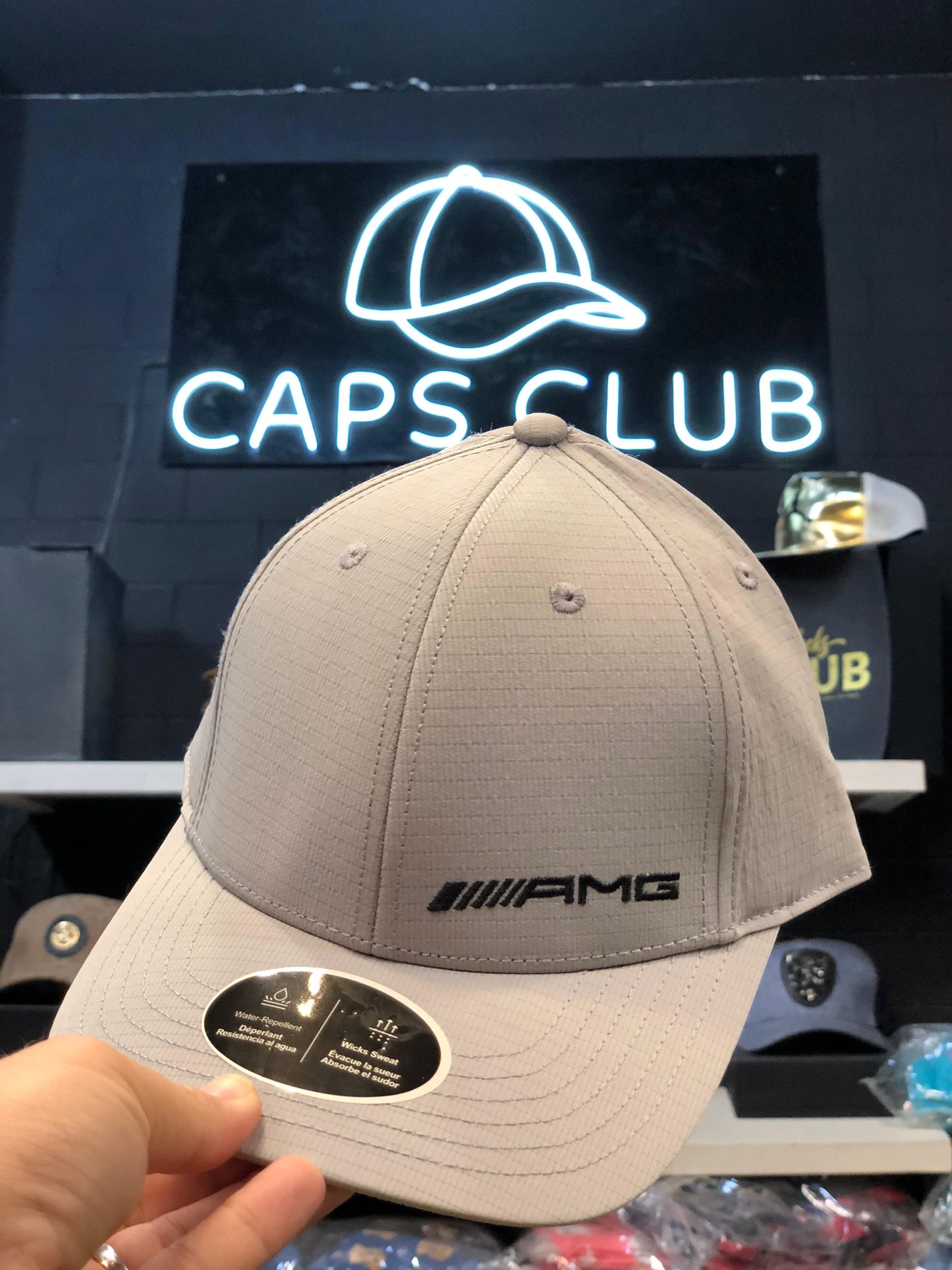 Grey AMG premium cap