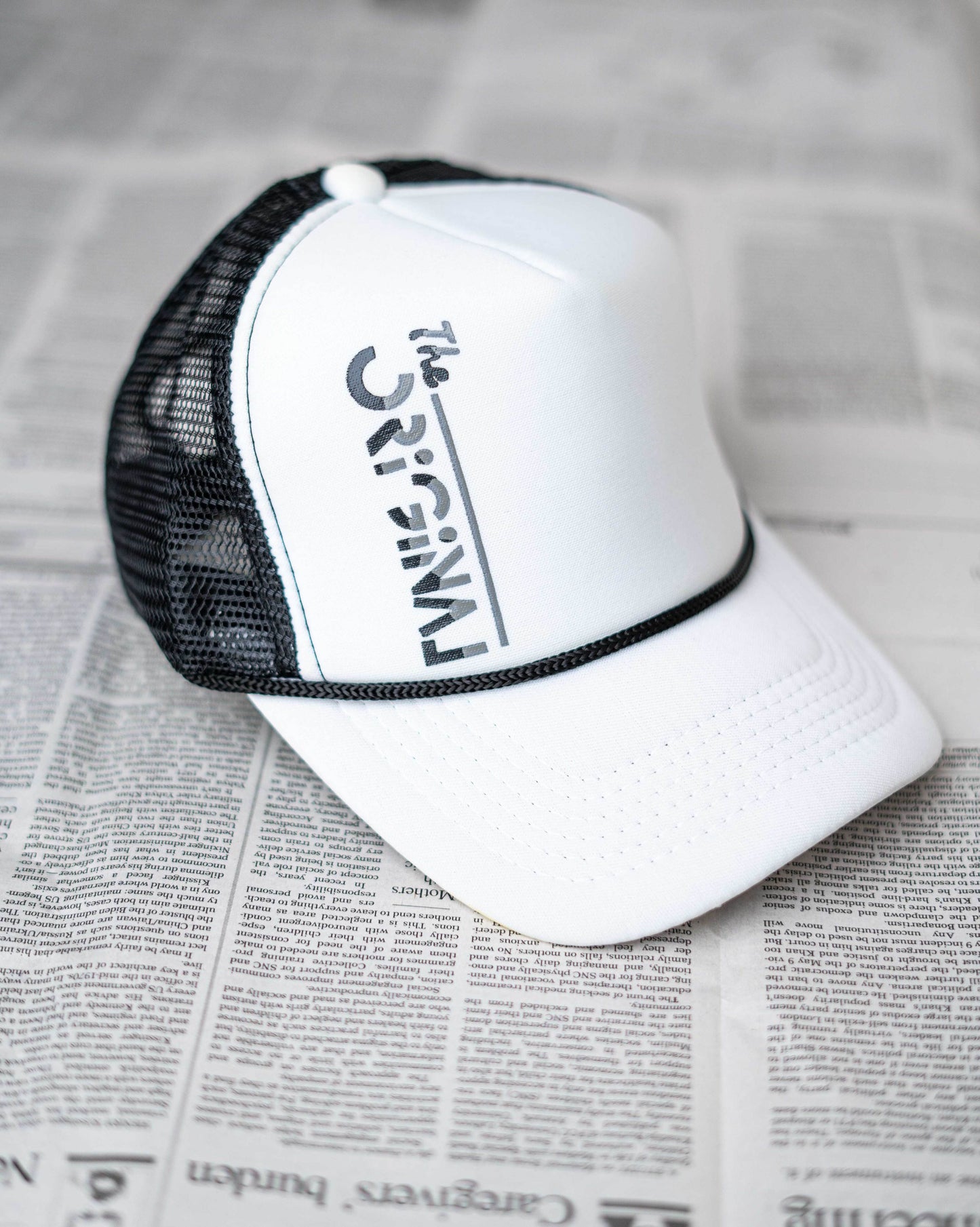 White Orignal Net Cap – Caps Club