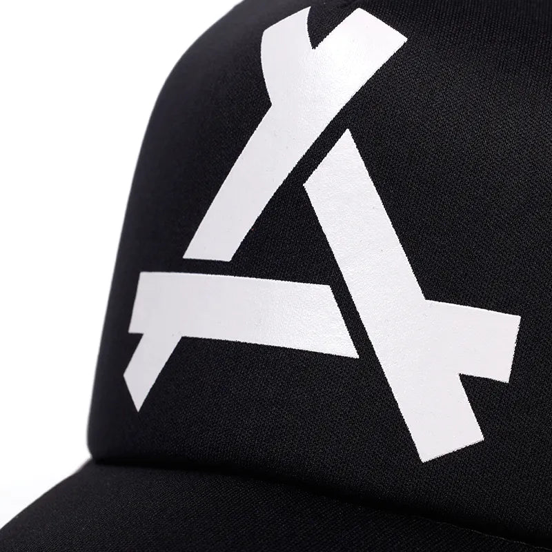 Black A Net Cap